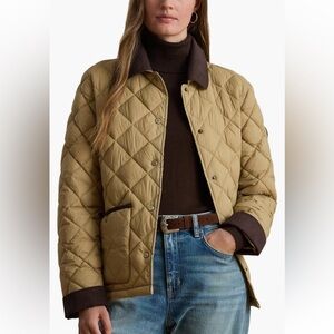 NWT Lauren Ralph Lauren Diamond Quilted Jacket XS